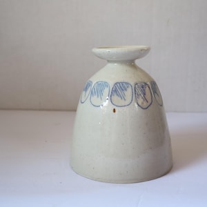 Handmade Pottery Blue Natural Vase Vessel