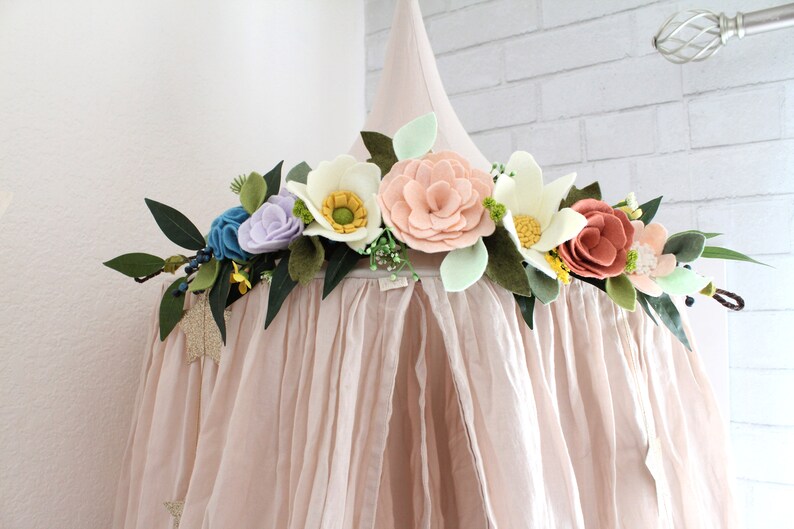 Baby Girl Flower Floral Wall Adornments Embellishment Etsy