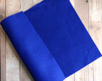 Royal Blue Acrylic Felt Sheets or Circles, High Quality, Made in USA, Cobalt Felt, 5 9x12 Sheets or 30 Pack of 1 inch Circles, Quick Ship