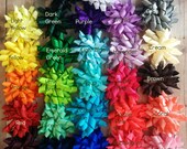 One Mini Korker Bow Hair Clip or Band, Choose Your Color and Clip or Band Style, Made in USA, Many Colors Available, Custom Order