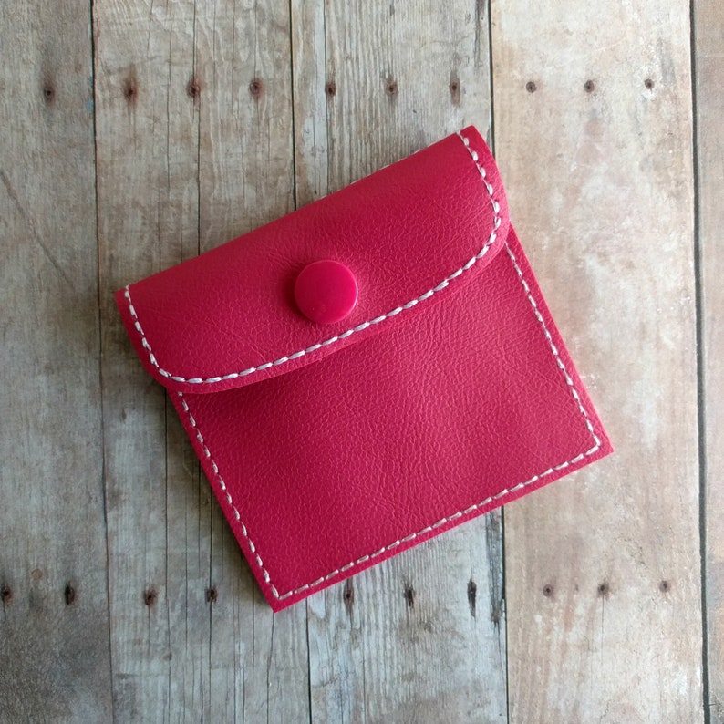 Holds 2 Condoms Birth Control Case Vinyl in Your Choice of 31 Colors with Snap Closure Condom Case Carry Discreetly Made in USA