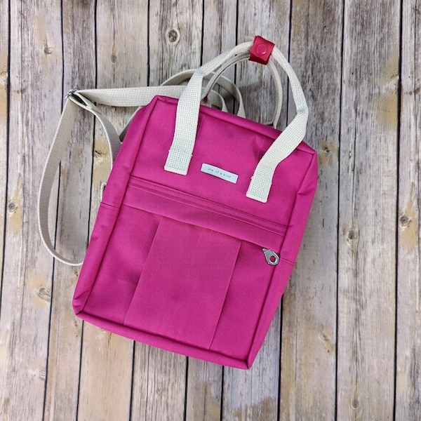 Hot Pink Backpack Etsy
