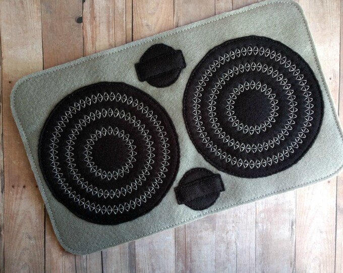 Play Stove Top Two Burners and Knobs Two Sizes Acrylic Etsy