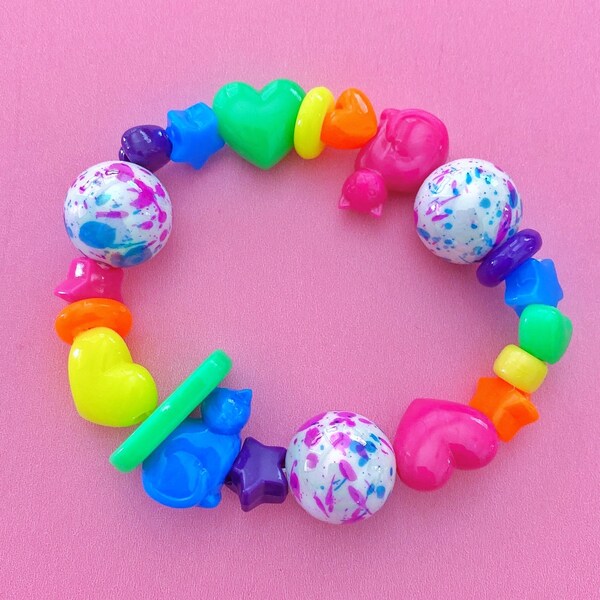 Funky Rainbow Gumball bracelet !