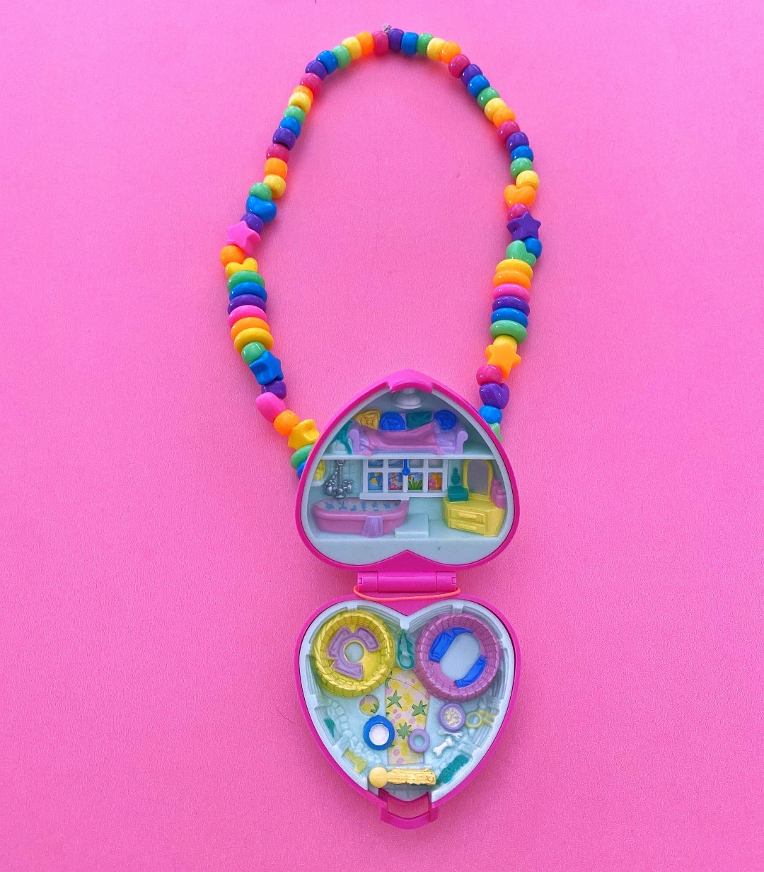 PREORDER Pink Posie Dolly Necklace