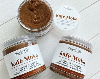 KAFÈ MOKA - Body Scrub with Sugar and Caffeine anti-cellulite - Slimming and firming Coffee Scrub - 250g