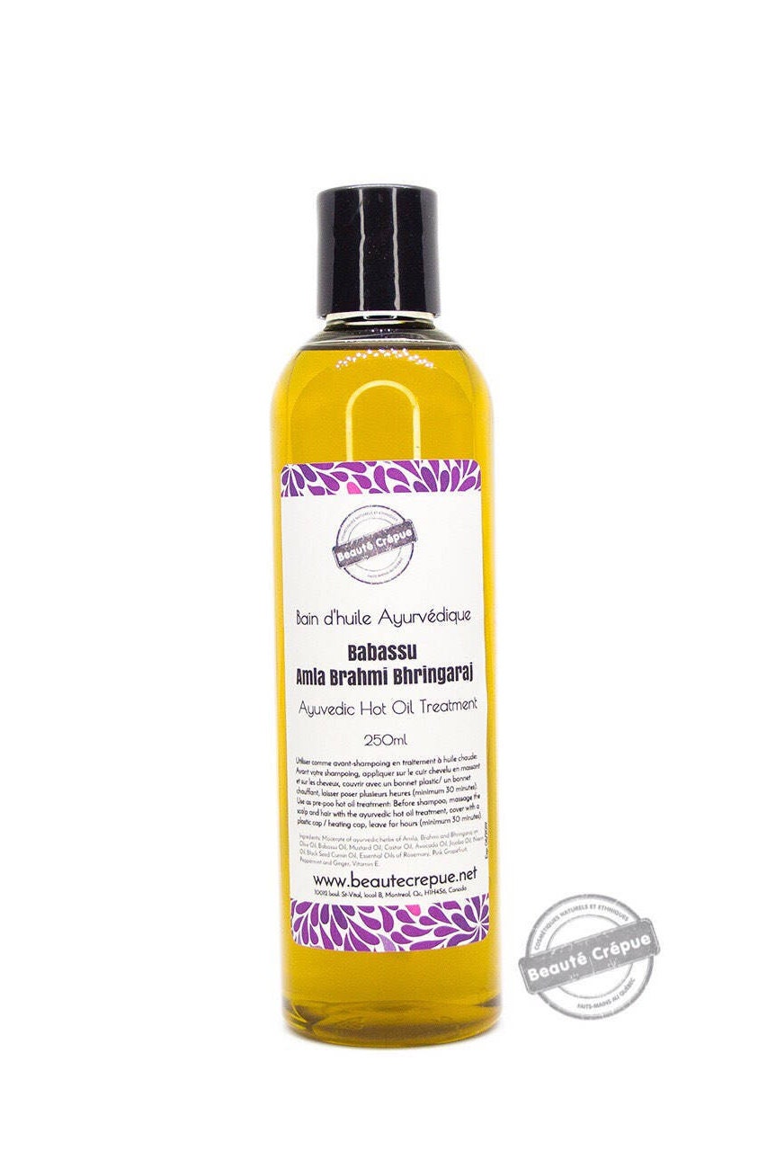 Ayurvedic Hot Oil Treatment Amla Brahmi Bhringaraj And