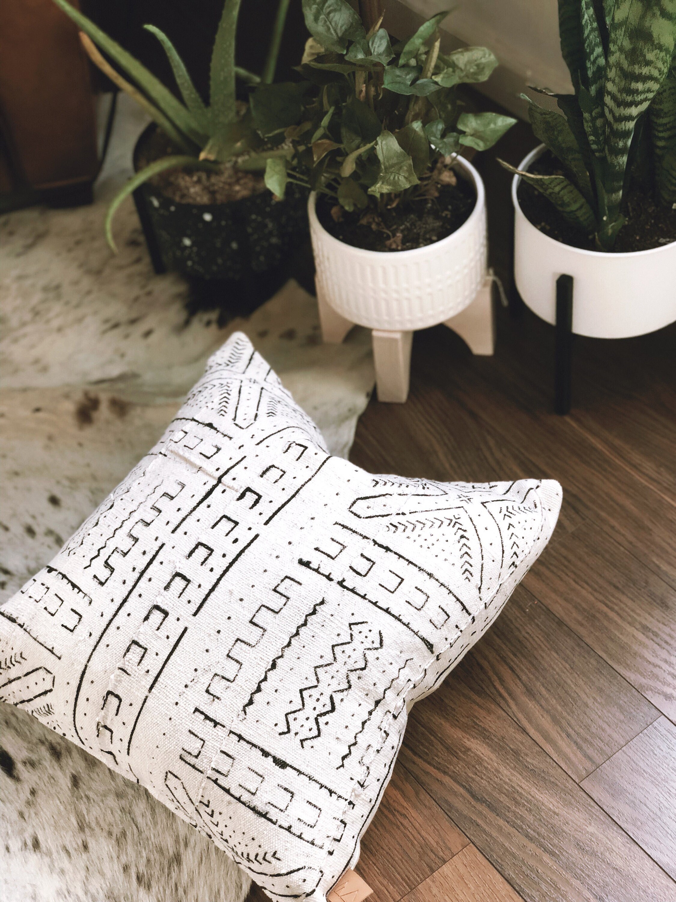 Authentic African Mud Cloth Pillow Cover 20 x 20 Etsy