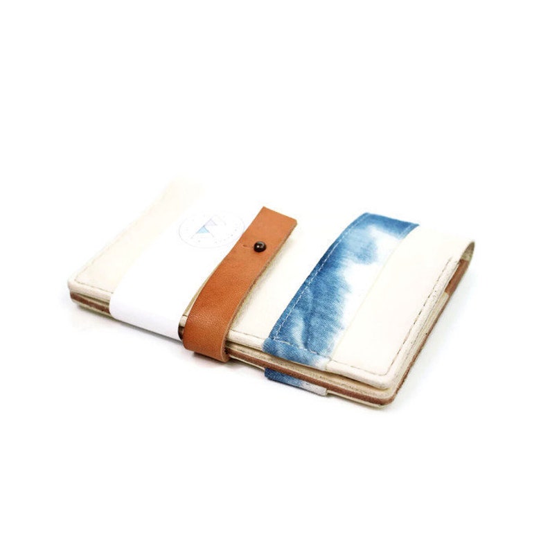 Leather Passport Wallet passport cover The Maui White Leather and Shibori from travel wallet passport case Leather Passport Holder