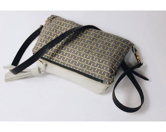 The Nicole - Koko Metallic Fold Over Everyday Leather Clutch