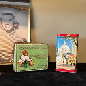 Vintage Stash Tins - Celestial Seasonings Sleepytime Herb Tea Tin 