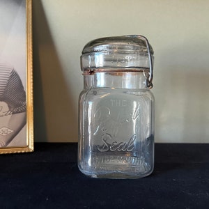 Antikes 'The PerfectSeal' Pint Size Swing-Top-Einmachglas mit Deckel - Retro Küchendekoration & Aufbewahrung