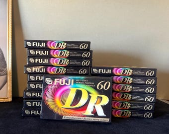 Blank Cassette Tapes - FUJI DR 60 Blank Audio - Sealed