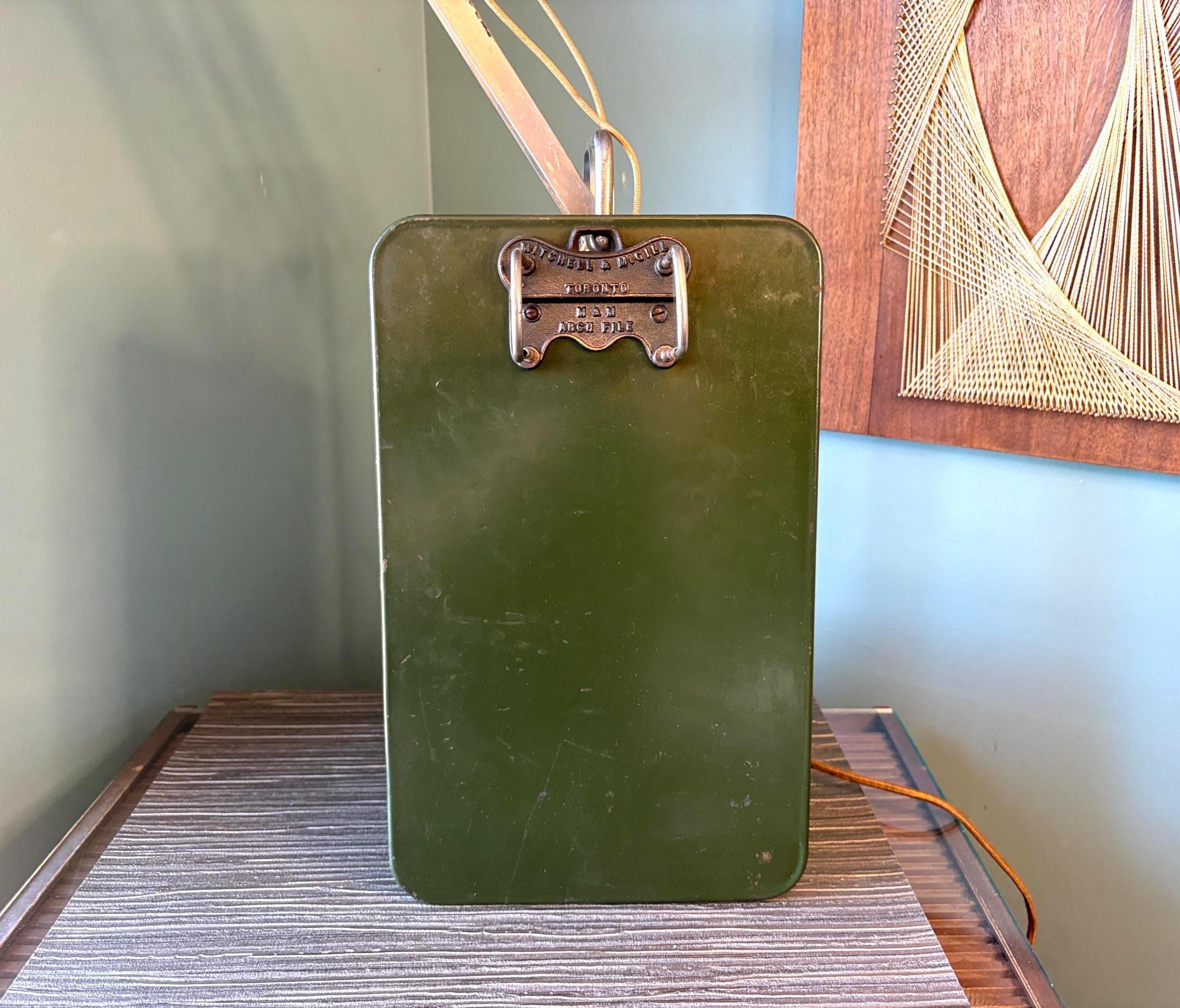 Vintage Metal Clipboard - Etsy