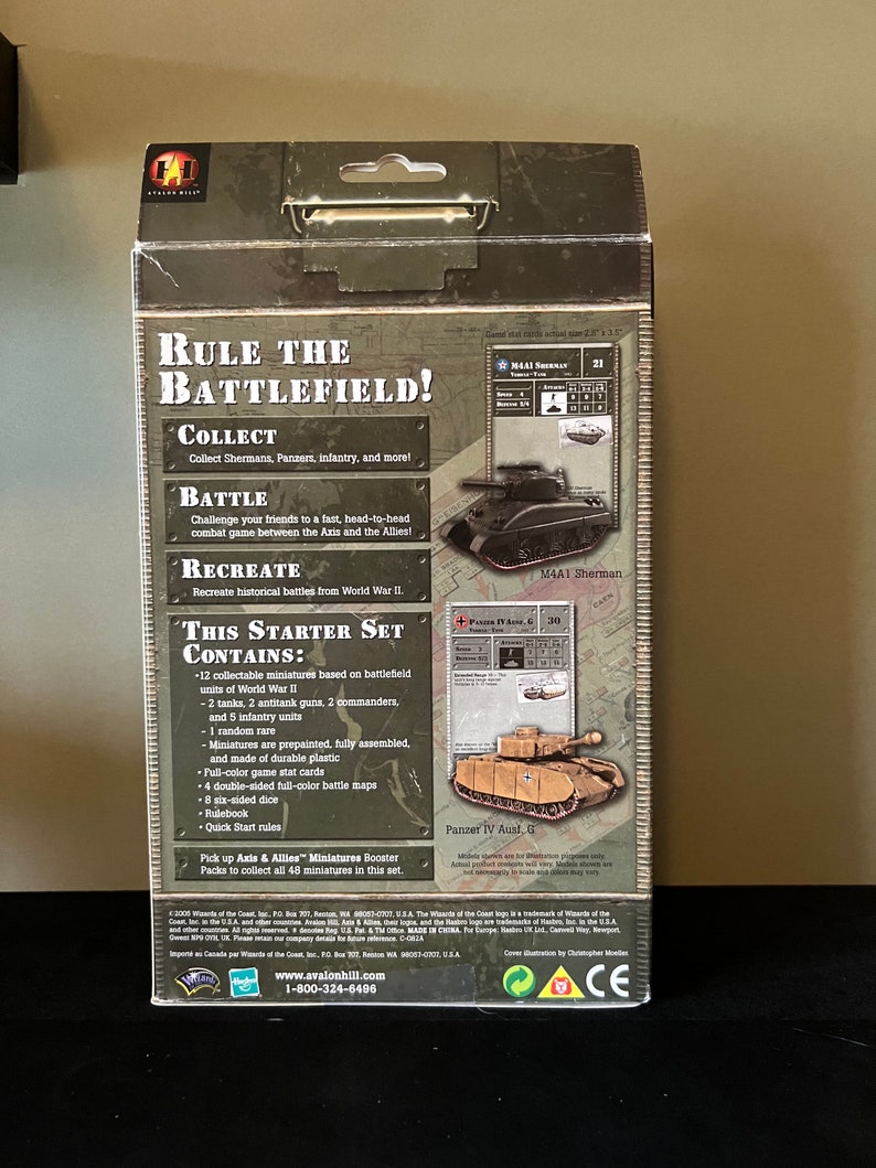 Axis & Allies Miniatures 2-Player Starter Set 1st Edition Avalon Hill image 8