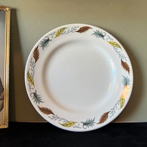 Vintage Duraline Grindley Diner Plate: Retro Hotelware Stoneware