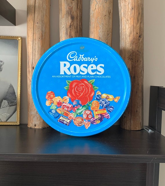 Vintage 9 Cadbury Roses Tin Made in England Etsy UK