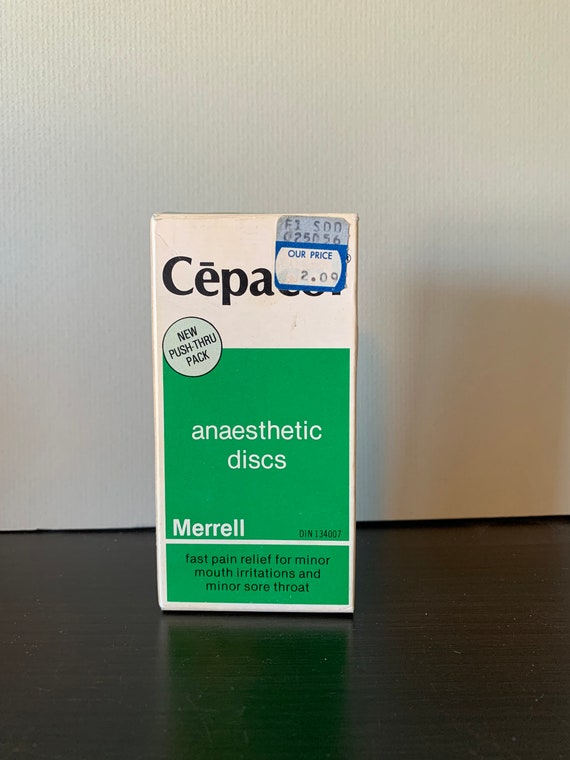 Vintage Box of Cepacol Sore Throat Lozenges Cough Drops Etsy