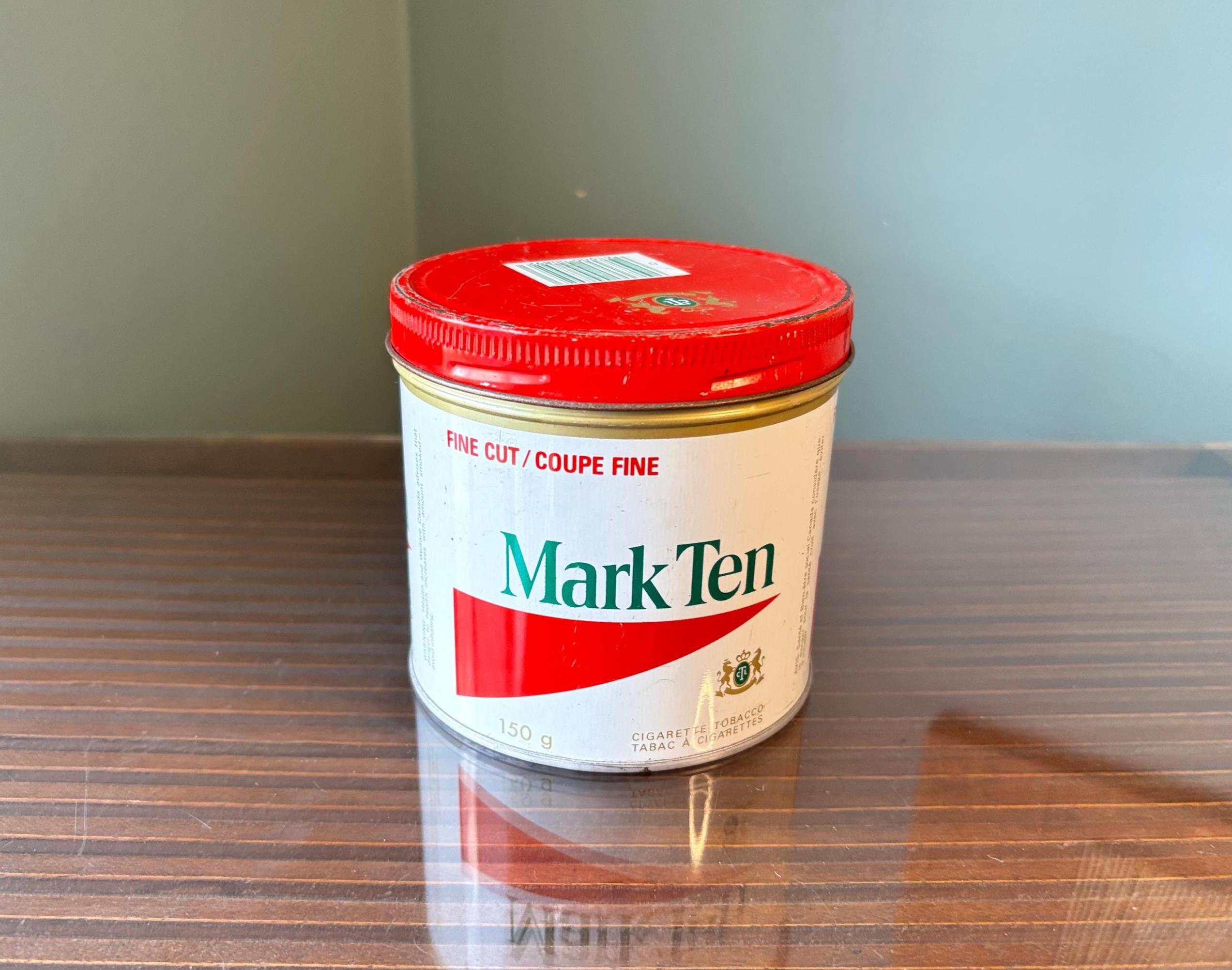 how much is a can of tobacco in canada Canada Tobacco Tin