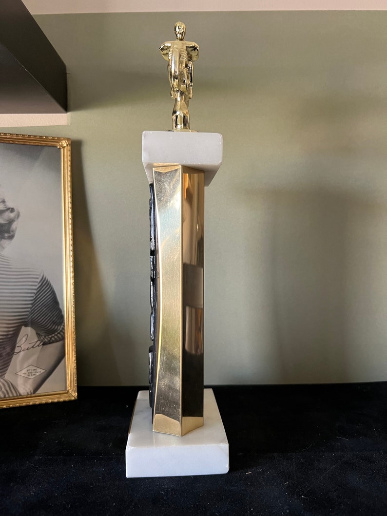 Vintage Motorcycle Racing Trophy Retro Den Man Cave Decor Etsy Canada