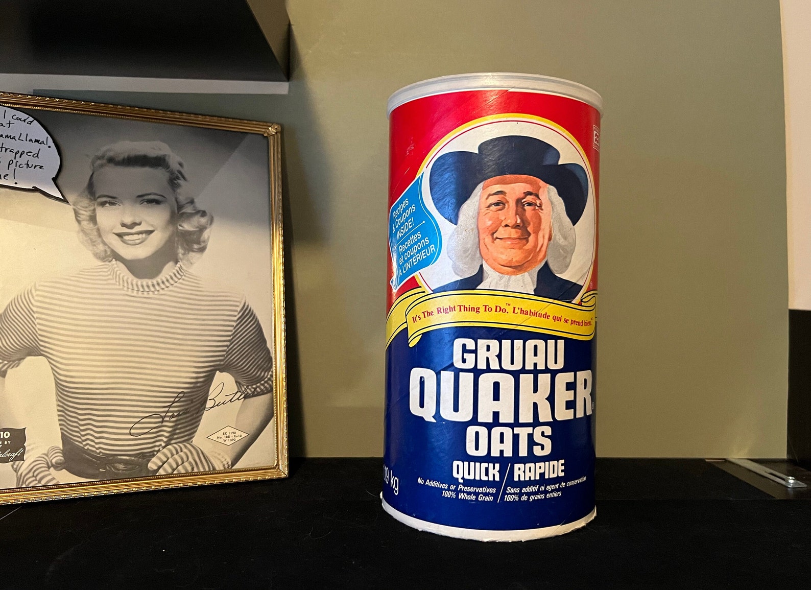 Vintage Quaker Oats Container Can Cardboard - Etsy