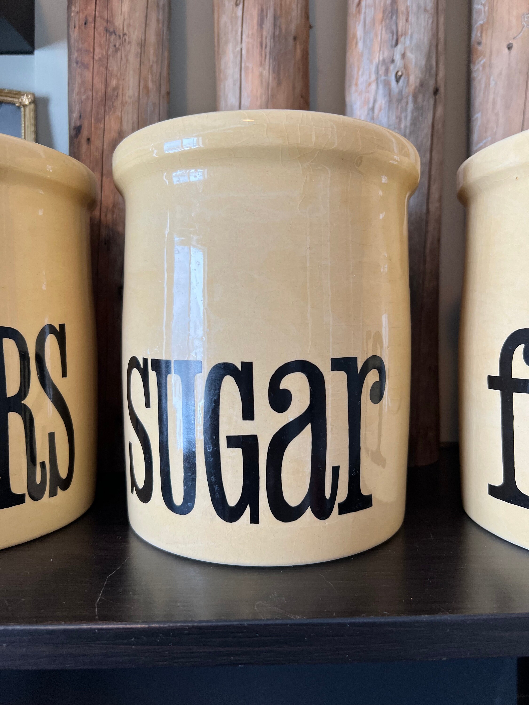 Vintage T.G. Green Pottery Kitchen Canister Set 5 Pieces Etsy