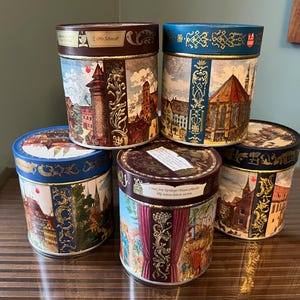 VIntage E. Otto Schmidt Nuremberg Gingerbread Biscuit Tin - Collectible Decorative Tins