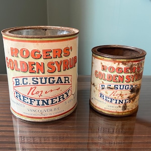 Vintage Rogers Golden Sirup Zinn - Dekorative Sammlerdosen