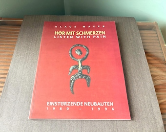 Vintage 90's Einsturzende Neubauten Big Gold Logo FOTL Tag Size