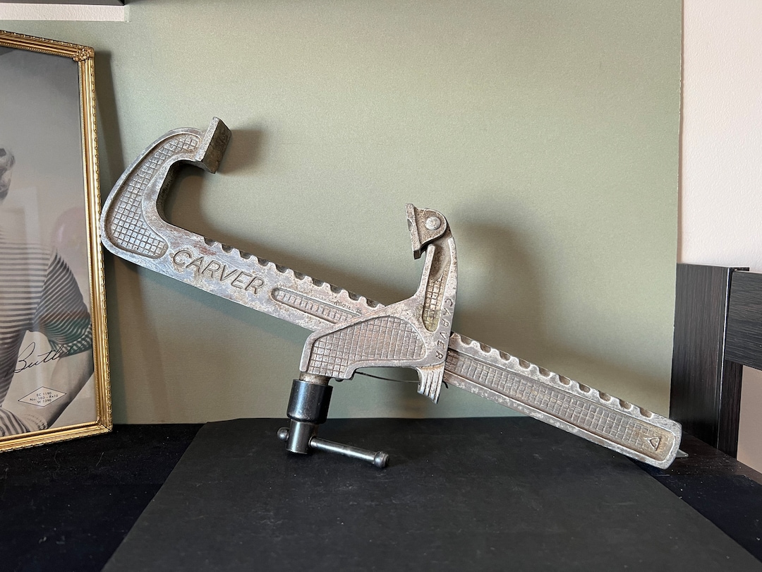 Vintage Carver Rack Clamp T205 12 Inch 300mm Industrial Decor Welding ...