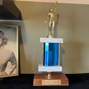 Trophée de baseball vintage - Décoration sport rétro pour homme