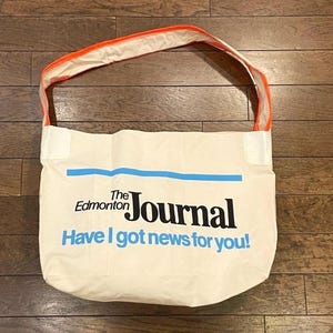 Vintage Canvas Newspaper Delivery Bag - Etsy