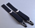 Suspenders - garters 20mm with suspenders garter clip for attaching in white, black and skin.
