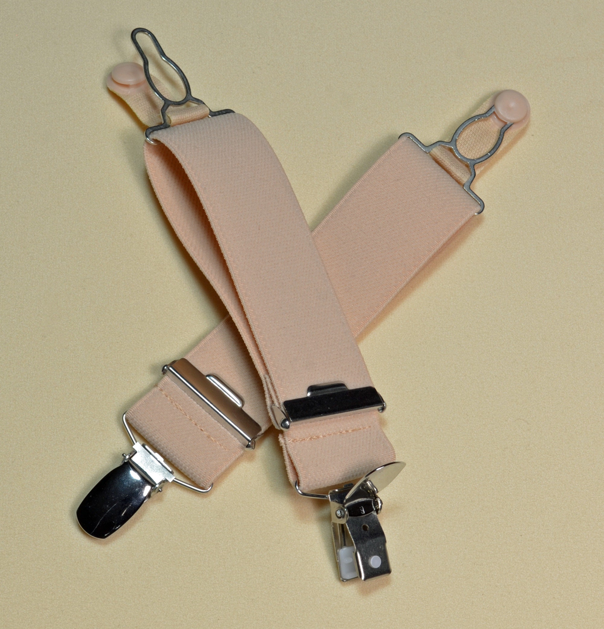 Straps Adjustable Suspenders With Both Sides Suspender Clip, 3cm