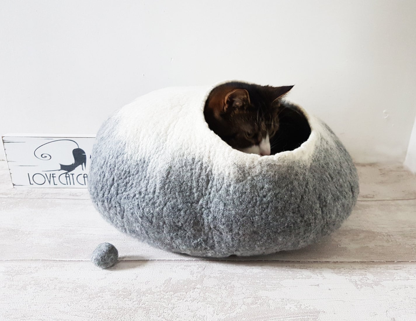 cat ball bed