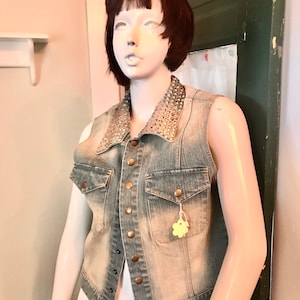 Super Vintage Studded Sample Vest