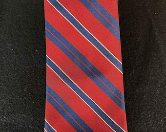 Corbata vintage Brooks Brothers Repp: seda y lana, fabricada en el Reino Unido