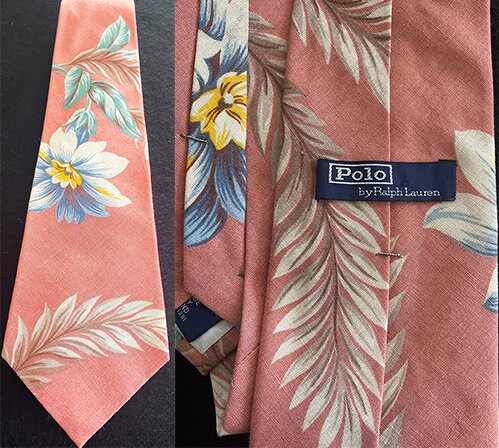 ralph lauren floral tie