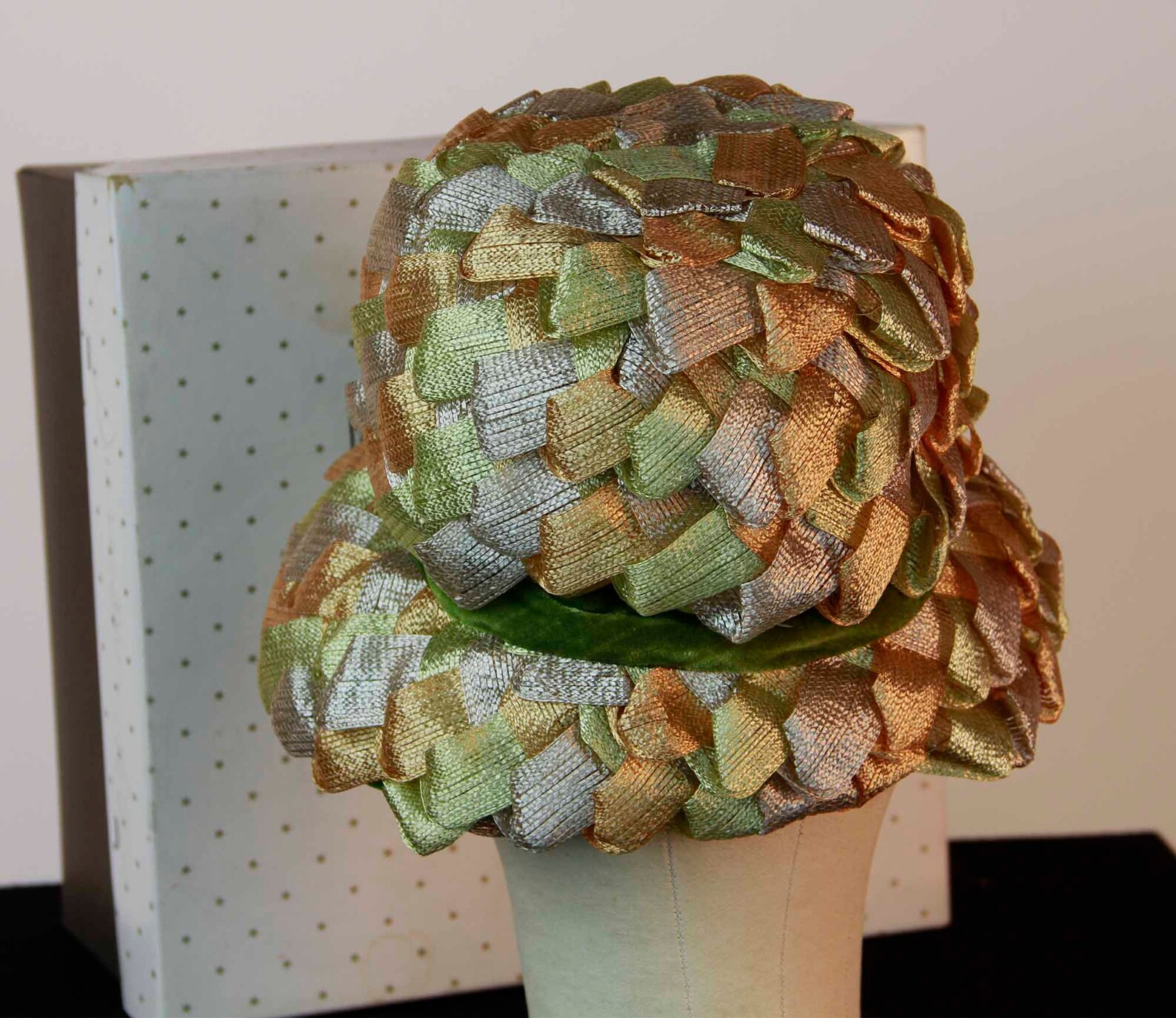 Vintage MOD 1960s Cellophane Ribbon Easter Bucket Etsy