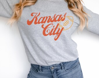Kansas City Football, KC Red and Yellow Unisex Sweatshirt