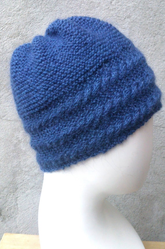 flat knit hat pattern