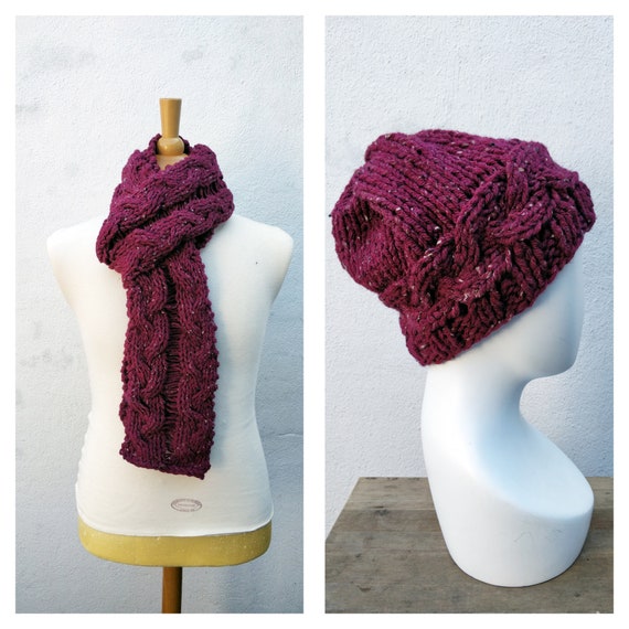 mens matching hat and scarf