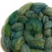 Rock Pool – Hand Dyed Pure British Blue Faced Leicester Wool Top Roving for Spinning and Felting – Dark Grey, Blue, Green and Yellow (100g)