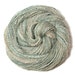 Hand Dyed, Hand Spun Pure Wool Art Yarn in Sage Green and Peach (400 yards)