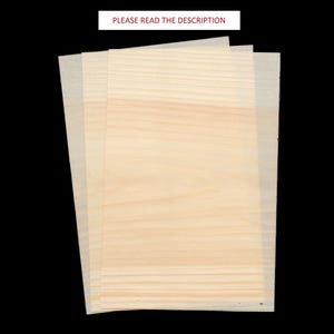 Tunt träpapper / Träkyougi-ark från Japan / Stämpel, färg, skrivmaterial / hantverksmaterial, bakgrund för korttillverkning, dioramamaterial, skugglåda
