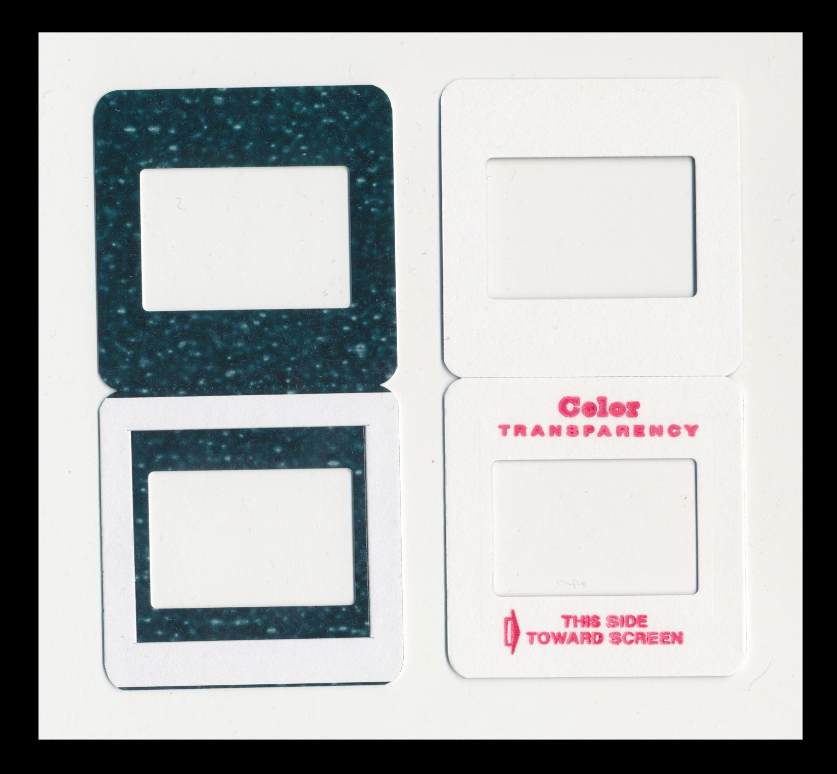 10 or 25 New Cardboard Slide Mounts or Frames / Altered Book Etsy