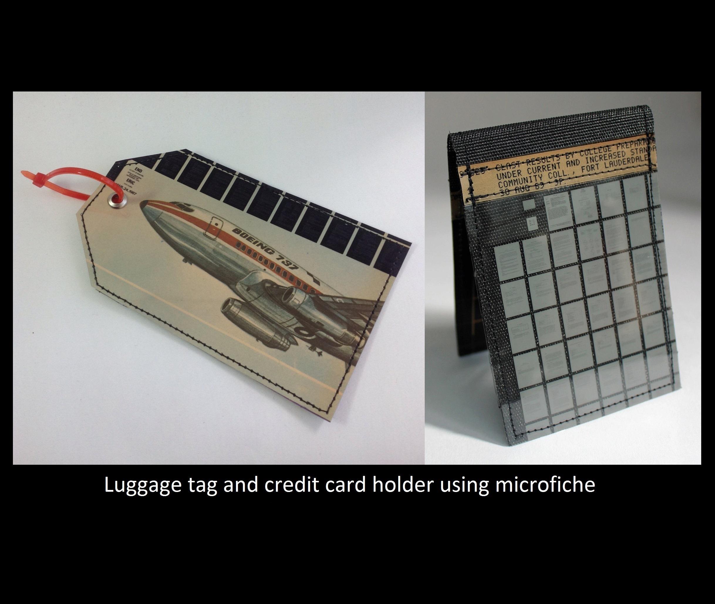 Vintage Microfiche 3 Different Types Black and Blue / Junk Journal ...