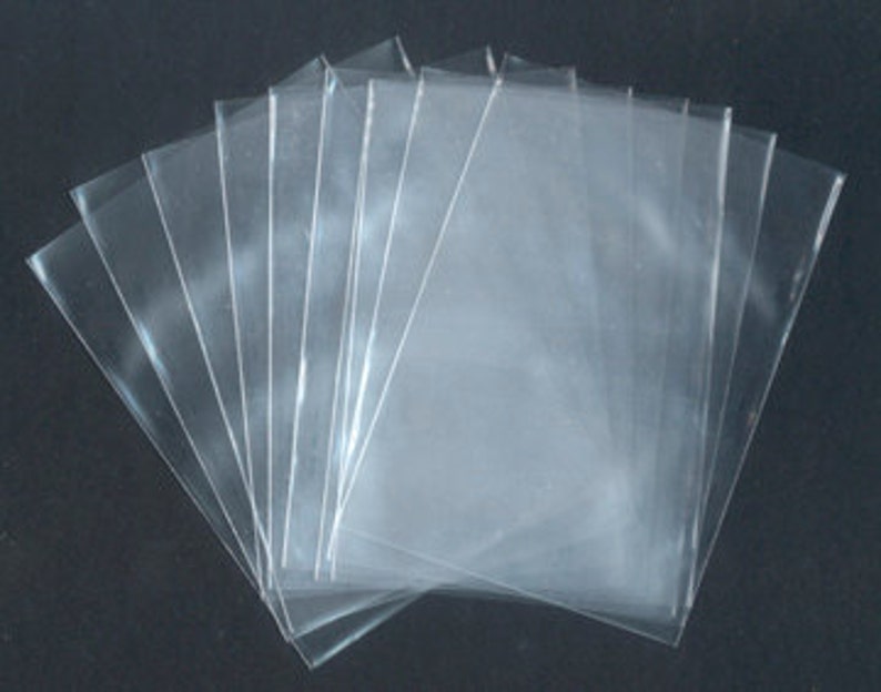 10 or 25 Soft Plastic Trading Card Sleeves / PVC Free Protection for ATC, Photocards, Baseball, Hockey, Pokemon, Yu-Gi-Oh, MTG, Collectible image 4