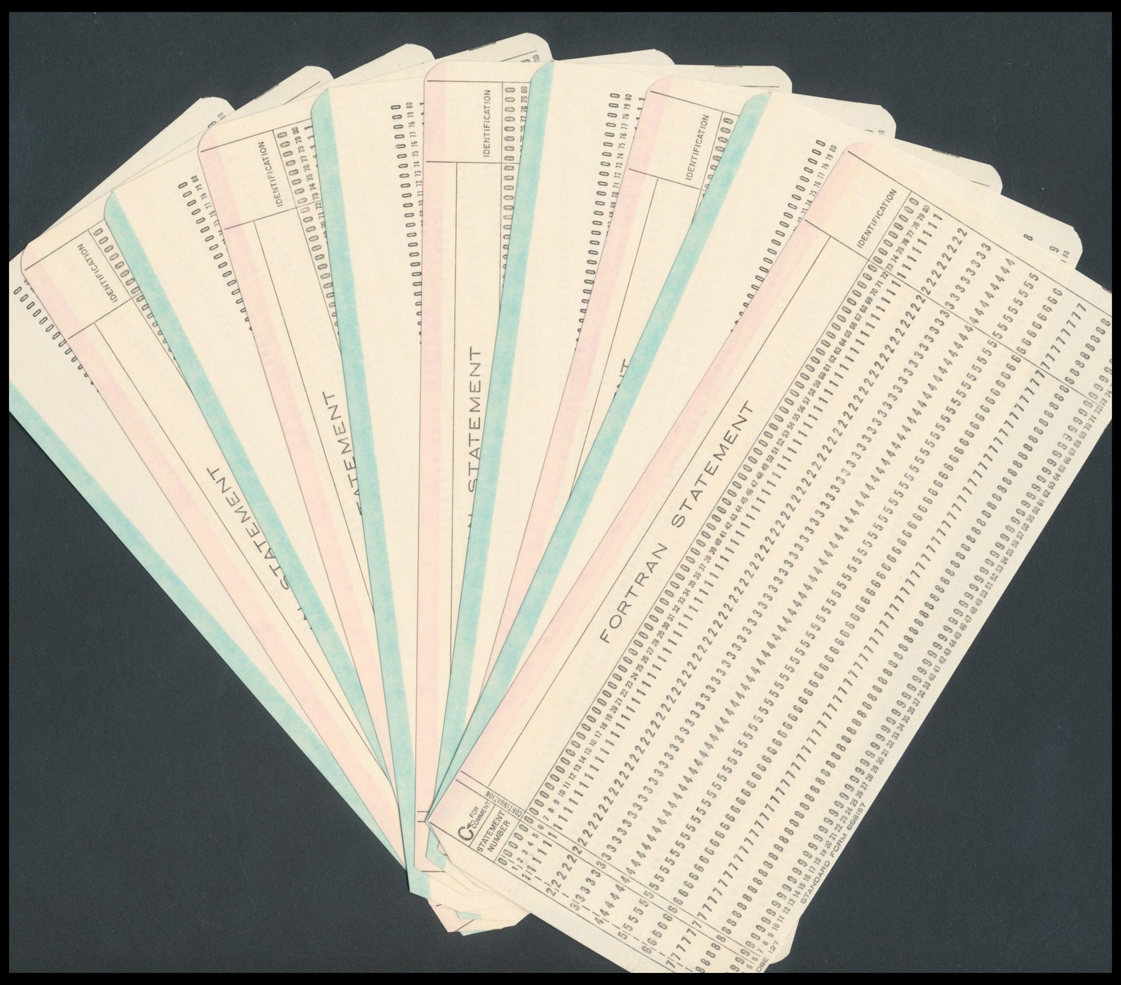 Vintage Computer Punch Cards / 1970's Mainframe Data Etsy