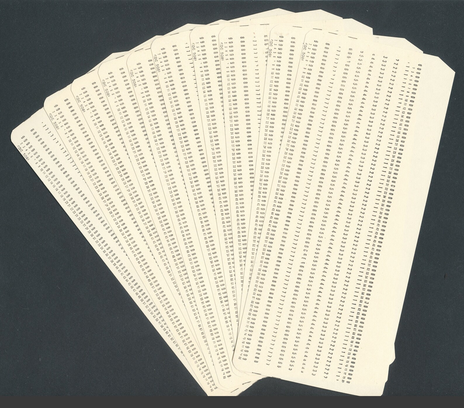 Vintage Computer Punch Cards / 1970's Mainframe Data Etsy